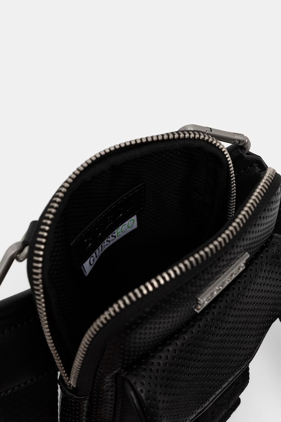 Guess saszetka męska z imitacji skóry BOSTON HMBOSP.P6242 czarny