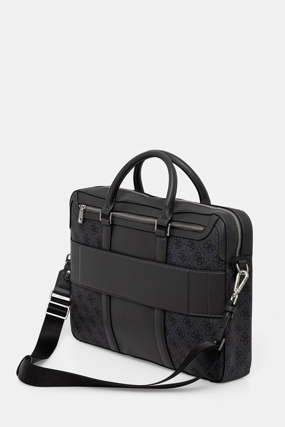 Αξεσουάρ Guess τσάντα για λάπτοπ ανδρική MILANO HMMILL.P6269 γκρί