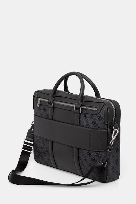 Αξεσουάρ Guess τσάντα για λάπτοπ ανδρική MILANO HMMILL.P6269 γκρί