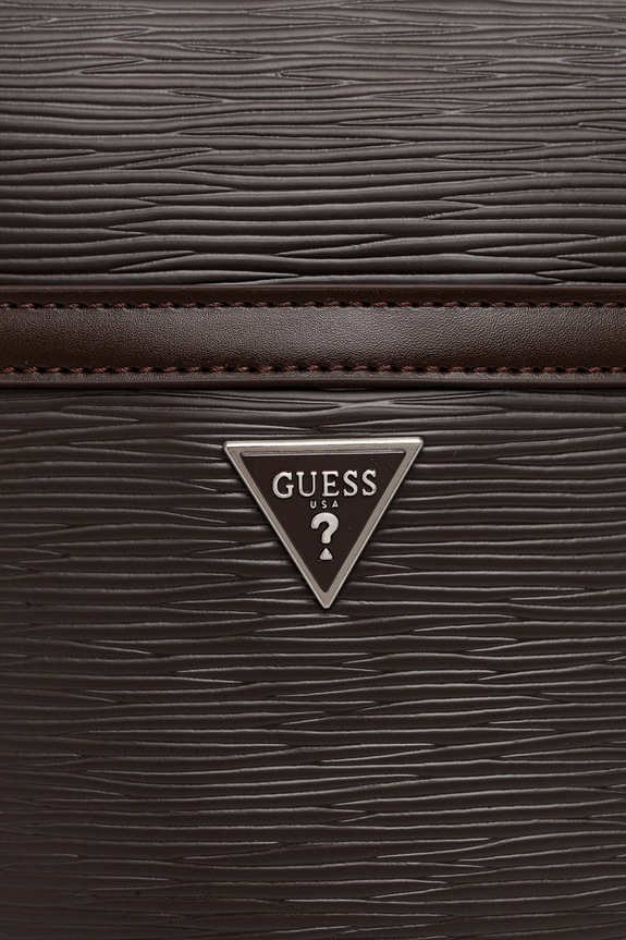 Guess taška cez rameno pánska z imitácie kože MILANO hnedá HMMIPW.P6223