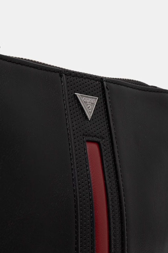 Guess női műbőr nyakba akasztható tasak TORINO fekete HMTOCS.P6123