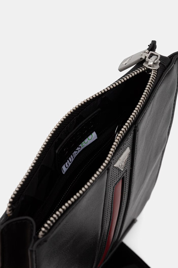 Guess női műbőr nyakba akasztható tasak TORINO HMTOCS.P6123 fekete