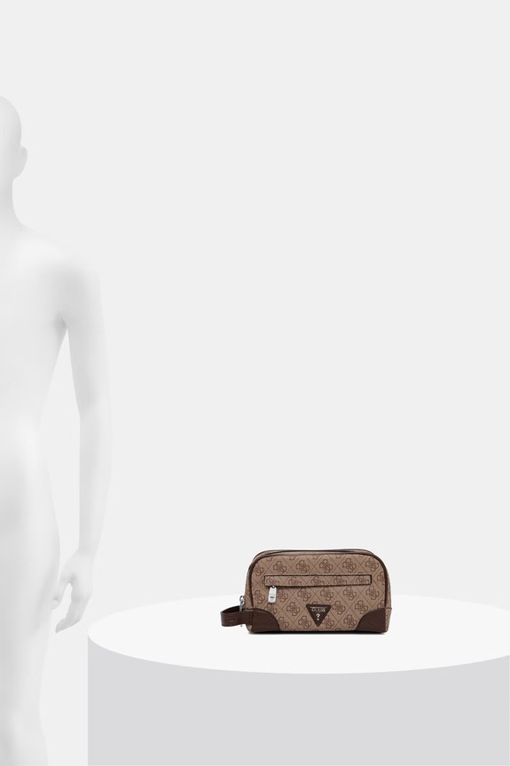 Guess putna kozmetička torbica muška MILANO PMMIPL.P6261 bež