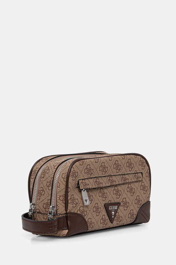 Guess putna kozmetička torbica muška MILANO PMMIPL.P6261 bež SS26