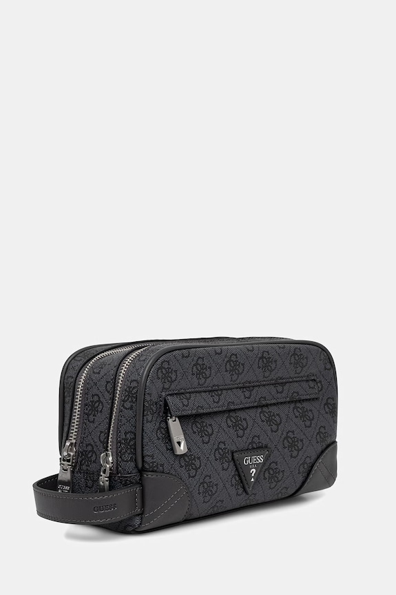 Guess Cestovní kosmetická taštička pánská MILANO PMMIPL.P6261 šedá SS26