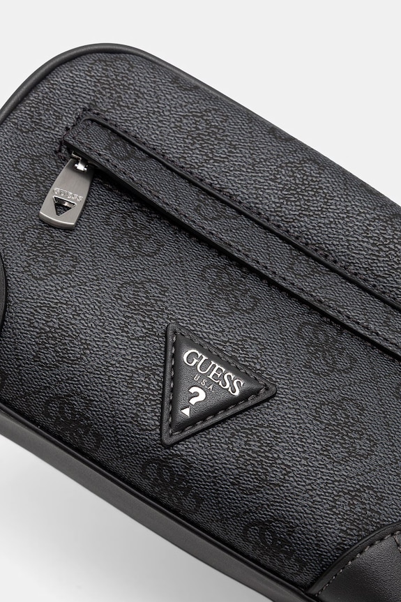 Doplňky Guess Cestovní kosmetická taštička pánská MILANO PMMIPL.P6261 šedá