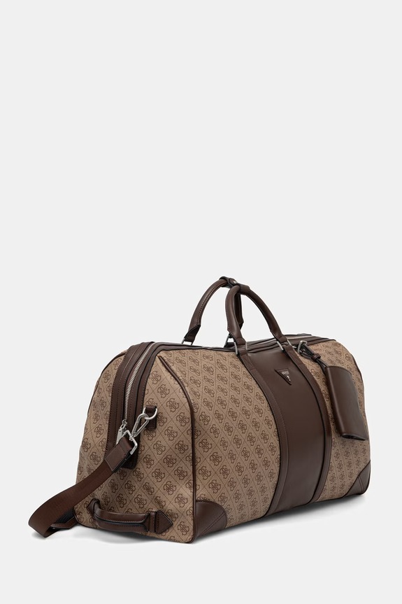 Guess cestovná taška pánska z imitácie kože MILANO TMMILL.P6235 béžová SS26