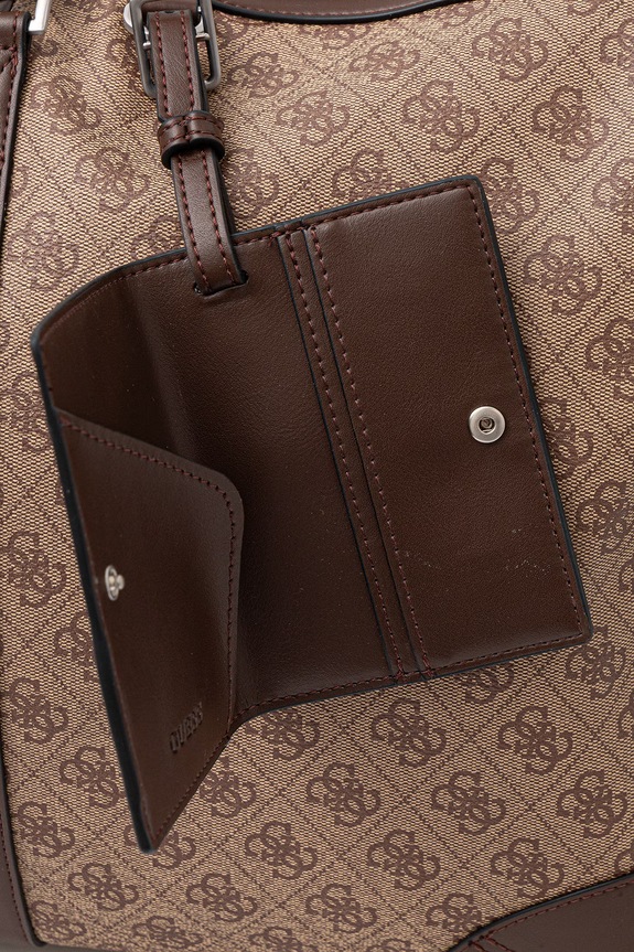 Guess cestovná taška pánska z imitácie kože MILANO béžová TMMILL.P6235
