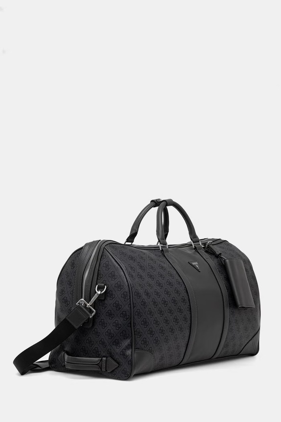 Guess torba podróżna męska z imitacji skóry MILANO TMMILL.P6235 szary SS26