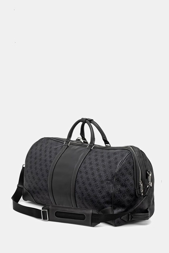 Akcesoria Guess torba podróżna męska z imitacji skóry MILANO TMMILL.P6235 szary