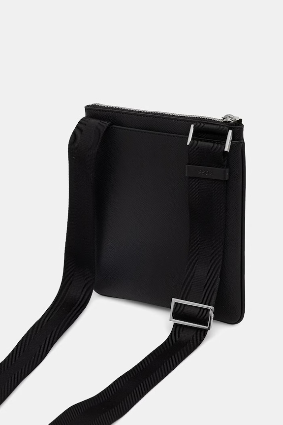 Accesorii BOSS borsetă de umăr pentru bărbați, din piele 50558444 negru