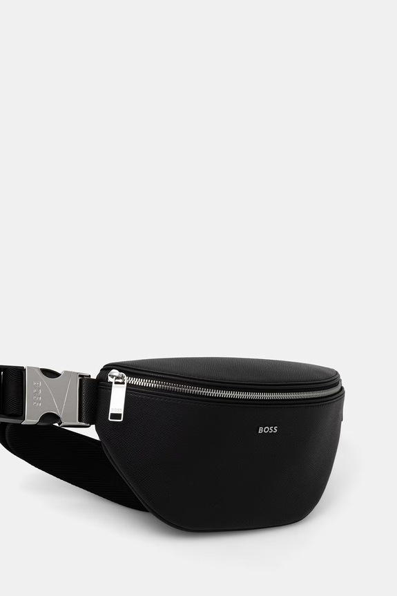 BOSS nerka na ramię męska skórzana 50563859 czarny SS26