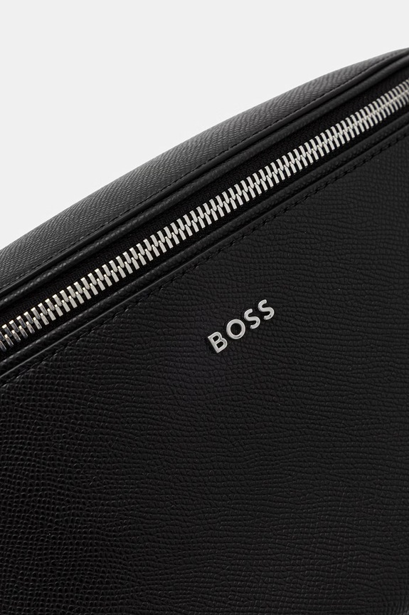 BOSS nerka na ramię męska skórzana czarny 50563859