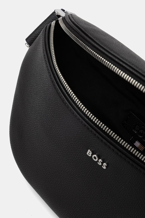 BOSS nerka na ramię męska skórzana 50563859 czarny