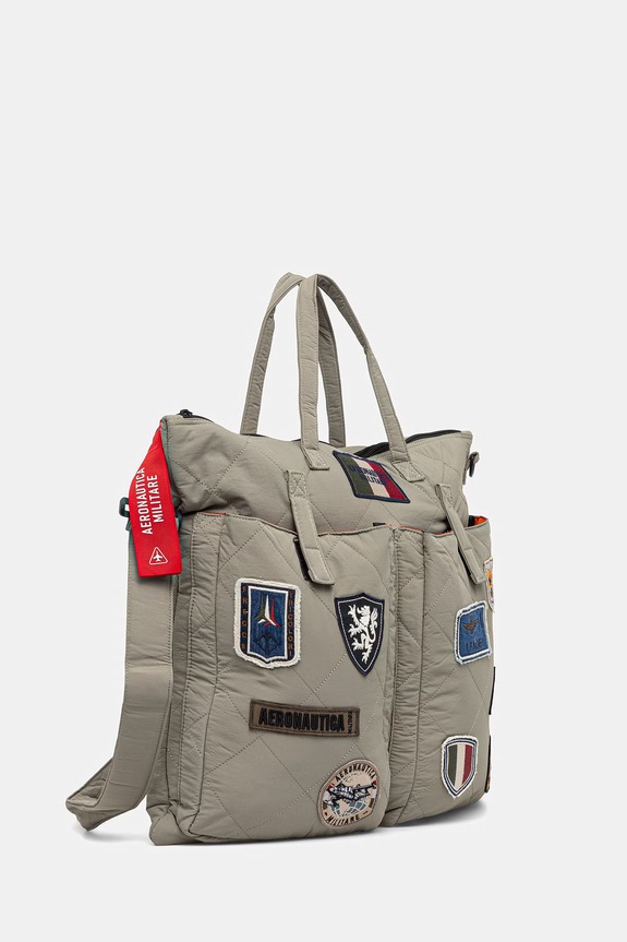 Torba Aeronautica Militare BO1175XCT04298 zelena SS26