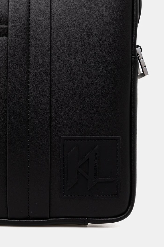 Akcesoria Karl Lagerfeld aktówka męska z imitacji skóry B2M30191 czarny