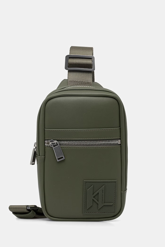 Karl Lagerfeld taška cez rameno pánska zelená B2M30187