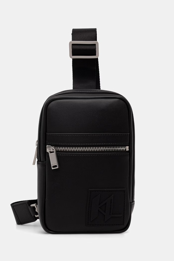 Karl Lagerfeld taška cez rameno pánska čierna B2M30187