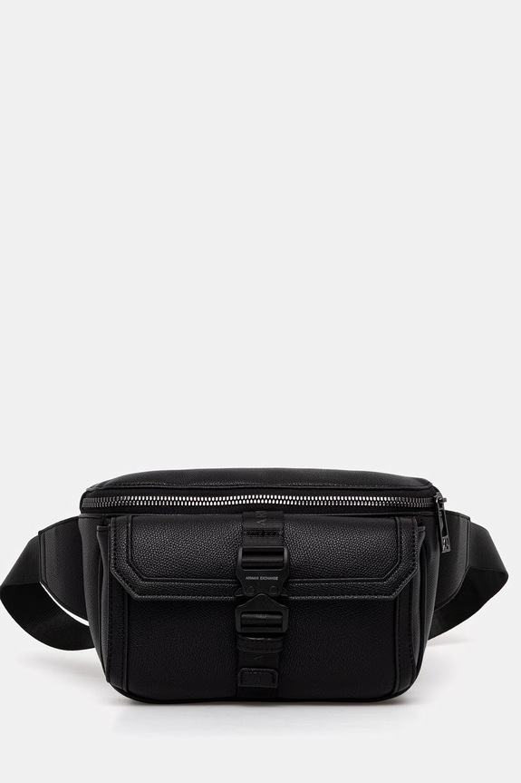 Armani Exchange nerka męska z imitacji skóry czarny XM002566.AF22537
