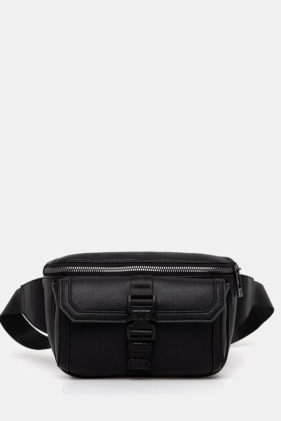 Armani Exchange nerka męska z imitacji skóry czarny XM002566.AF22537