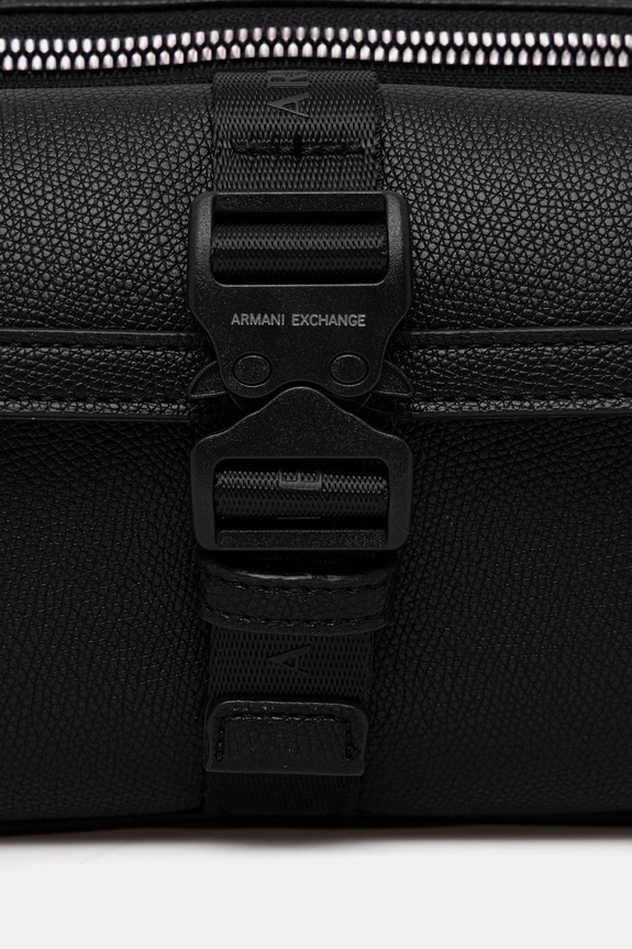 Armani Exchange nerka męska z imitacji skóry czarny XM002566.AF22537