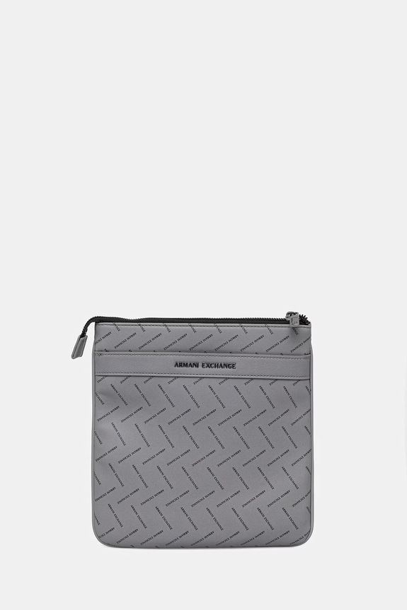 Pánska kapsička z imitácie kože Armani Exchange sivá XM002597.AF22654