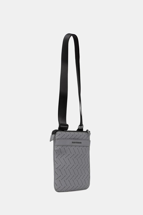 Pánska kapsička z imitácie kože Armani Exchange XM002597.AF22654 sivá SS26