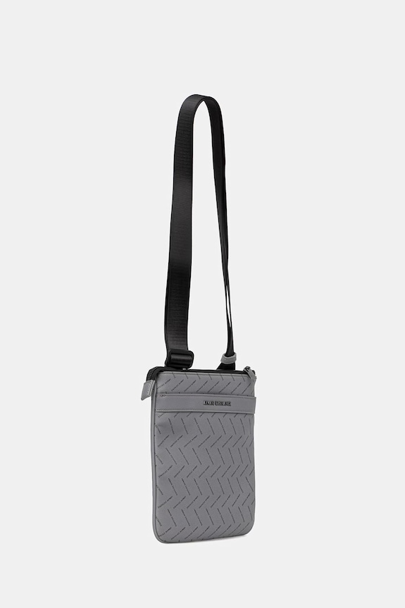 Pánska kapsička z imitácie kože Armani Exchange XM002597.AF22654 sivá SS26