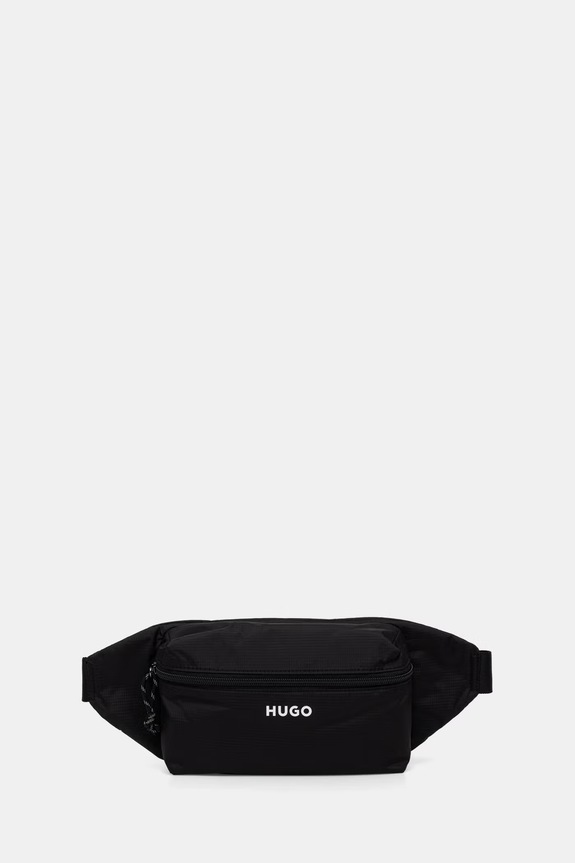 HUGO borsetă pentru bărbați EVERETT bumbag negru 50563475