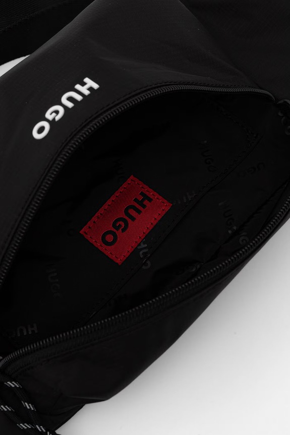 HUGO borsetă pentru bărbați EVERETT bumbag 50563475 negru