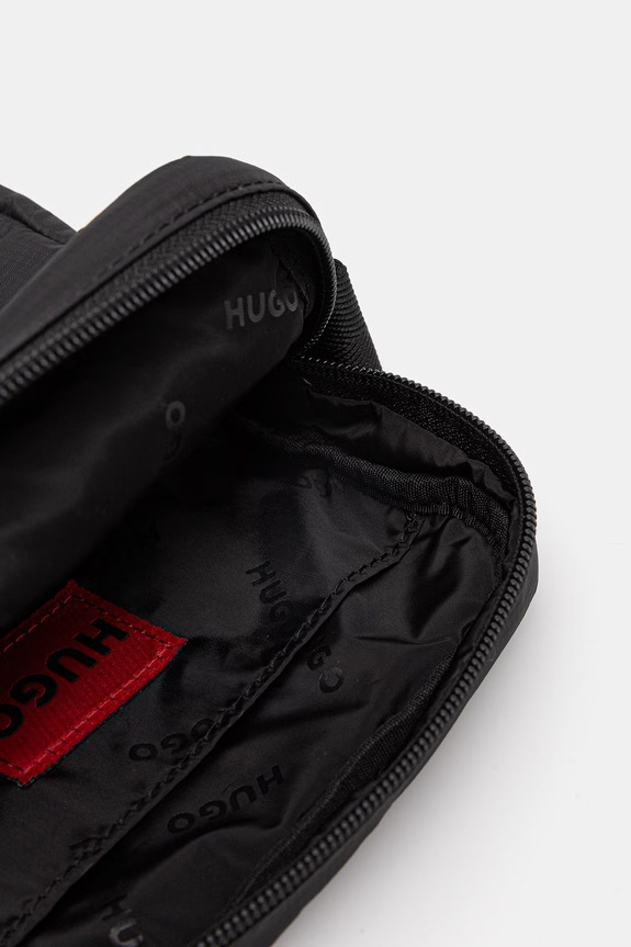 HUGO φάκελος ανδρικός EVERETT NS 50563508 μαύρο