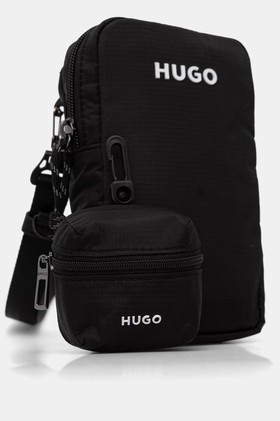 HUGO vodeodolné vrecko pánske EVERETT PHONE HOLDER 50563513 čierna