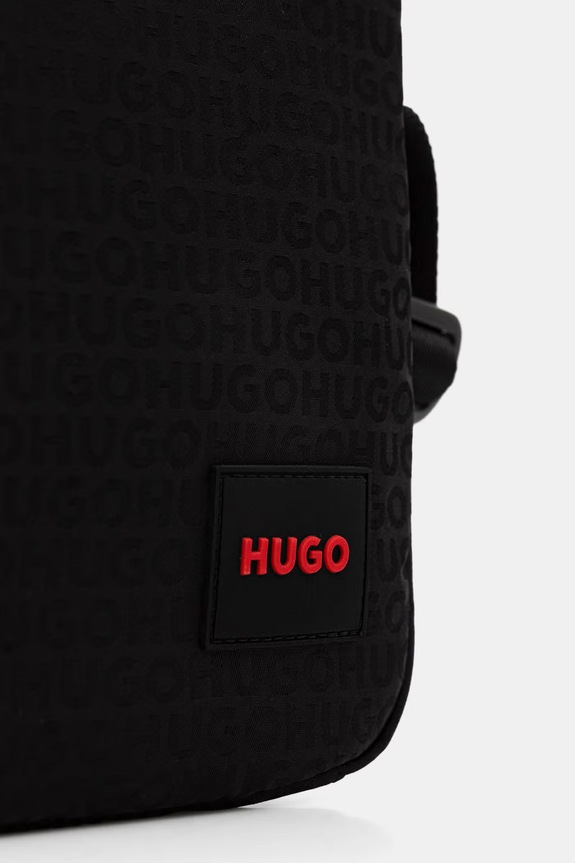 HUGO borsetă de umăr pentru bărbați Ethon_JQ_NEW negru 50563525