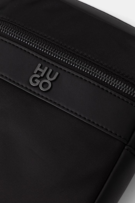 HUGO сумка на плече чоловіча зі штучної шкіри QUANTIC NS ZIP чорний 50563690