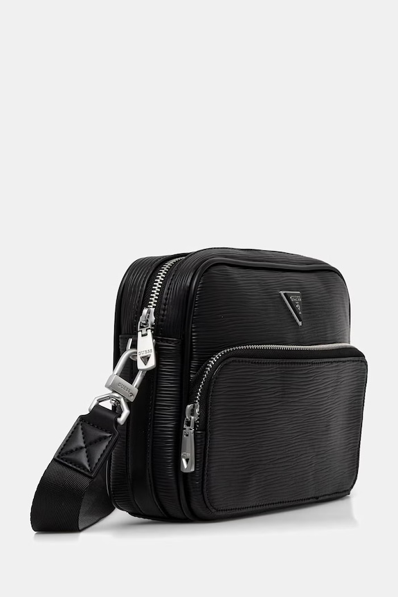 Guess borsetă pentru bărbați MILANO HMMIPW.P6222 negru SS26
