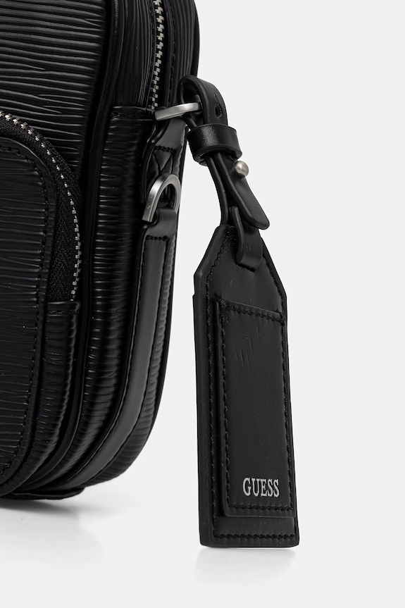 Guess borsetă pentru bărbați MILANO HMMIPW.P6222 negru