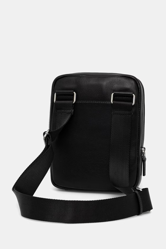 Accesorii Guess borsetă pentru bărbați, din piele MONACO HMMOSE.P6159 negru