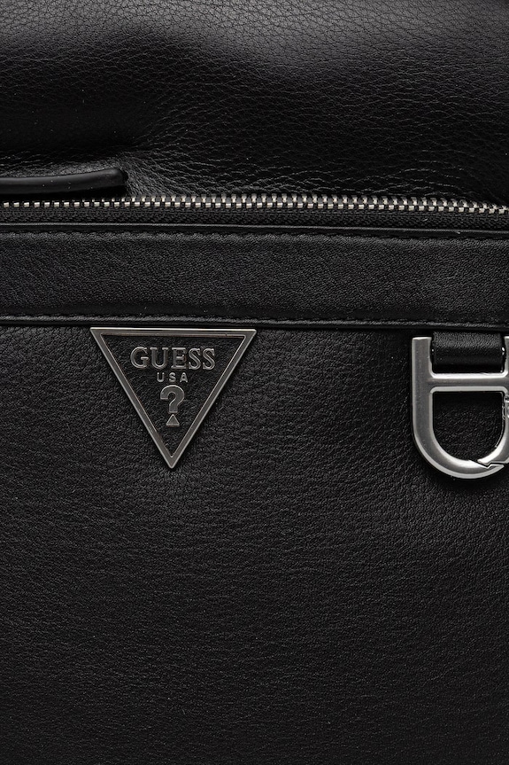 Guess borsetă pentru bărbați, din piele MONACO HMMOSE.P6159 negru