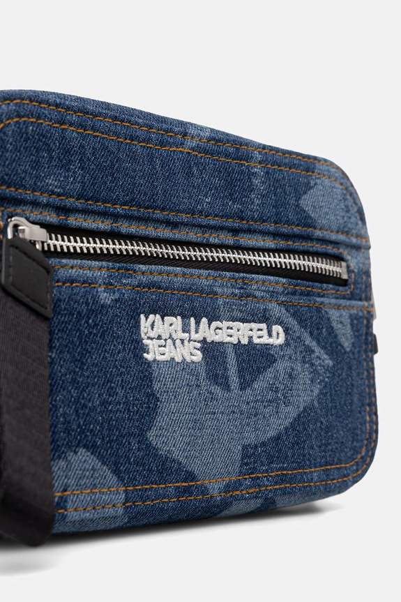 Чанта през рамо Karl Lagerfeld Jeans син B2M30165