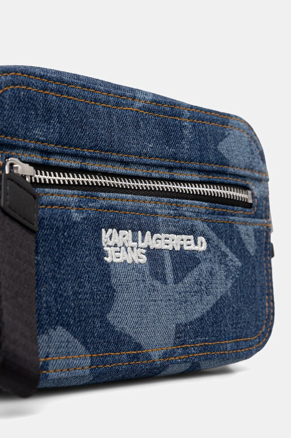 Чанта през рамо Karl Lagerfeld Jeans син B2M30165