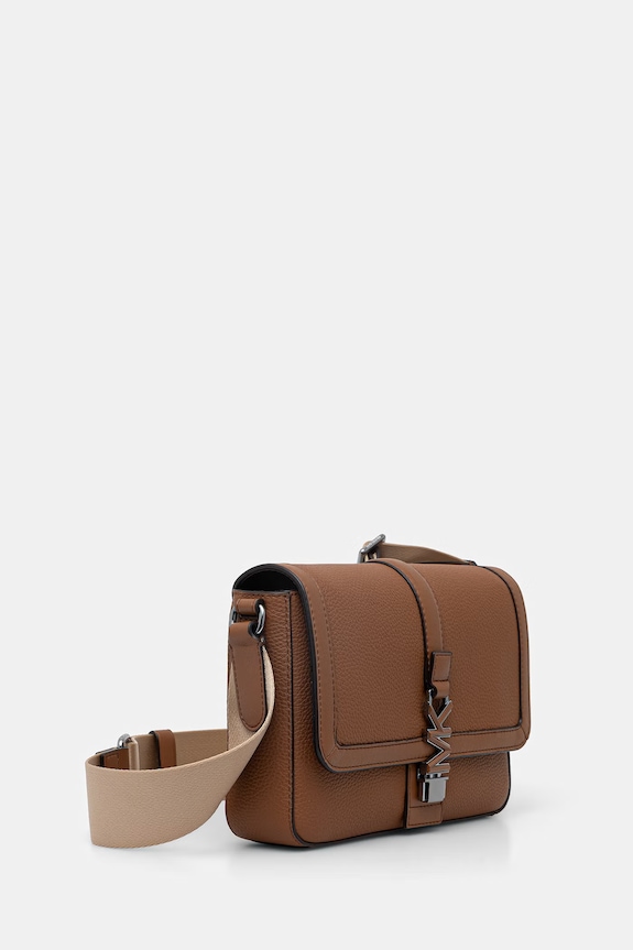 Michael Kors taštička pánská kožená 33S6LEZM1L hnědá SS26