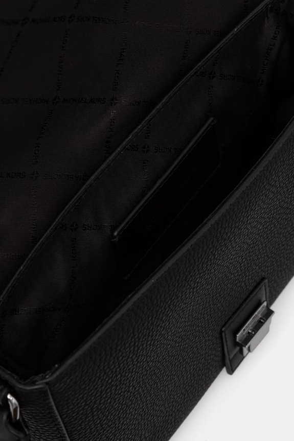 Michael Kors φάκελος ανδρικός δερμάτινος 33S6LEZM1L μαύρο