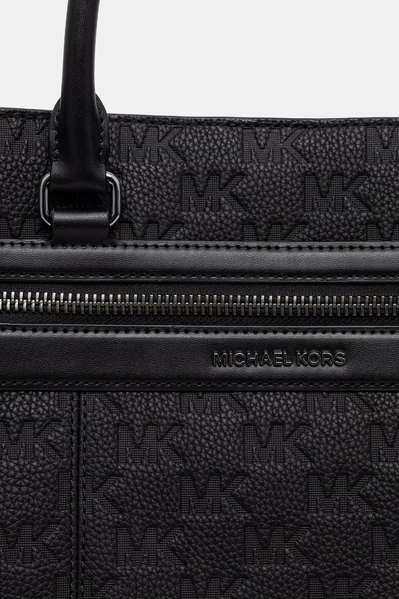 Michael Kors Τσάντα ανδρική δερμάτινη μαύρο 33S6LJST4L