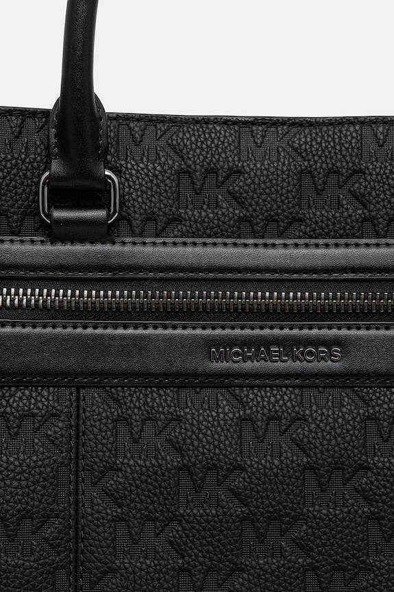 Michael Kors Τσάντα ανδρική δερμάτινη μαύρο 33S6LJST4L