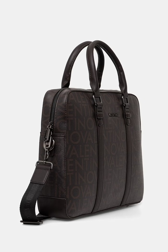 Valentino Bags geantă de laptop pentru bărbați KING RE VBS9RQ29 maro SS26