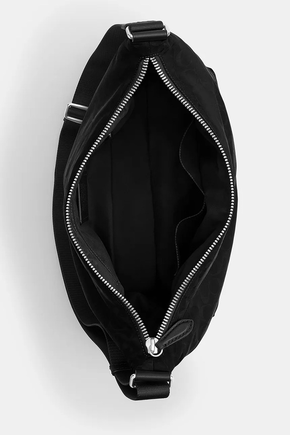 Coach geantă de material textil pentru bărbați Leo Crossbody negru CDV02