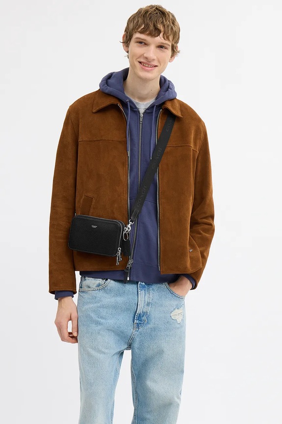 Coach сумка-листоноша чоловіча шкіряна Clinton Crossbody CEB30