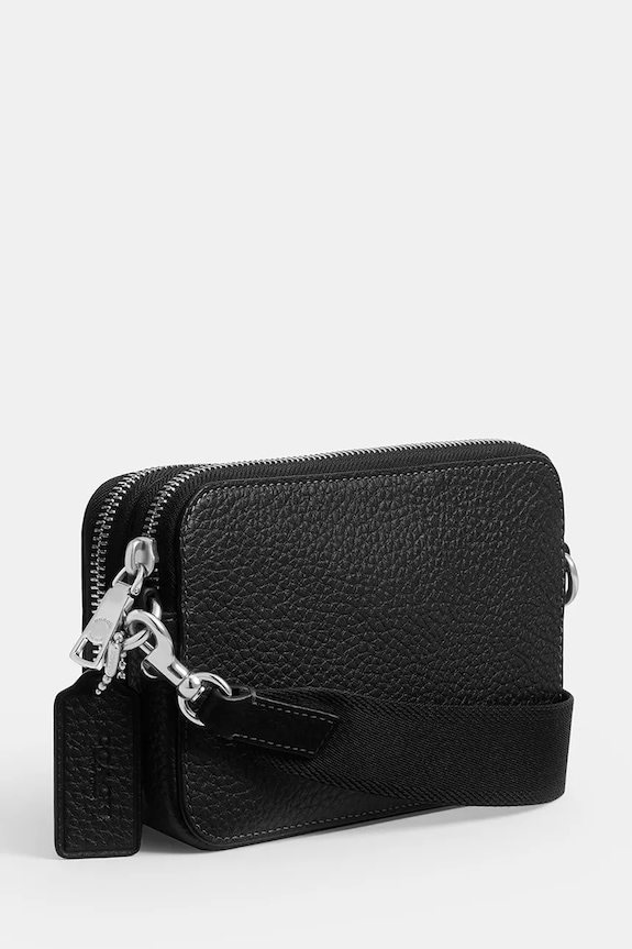 Аксесуари Coach сумка-листоноша чоловіча шкіряна Clinton Crossbody CEB30 чорний