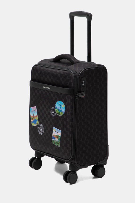 Чемодан Karl Lagerfeld IKON MONOGRAM B1W30253 коричневый SS26