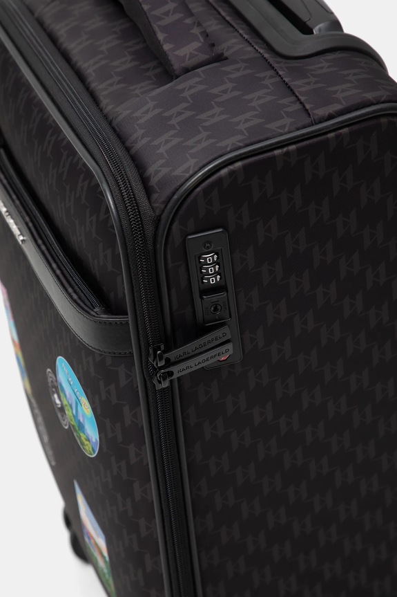 Чемодан Karl Lagerfeld IKON MONOGRAM коричневый B1W30253